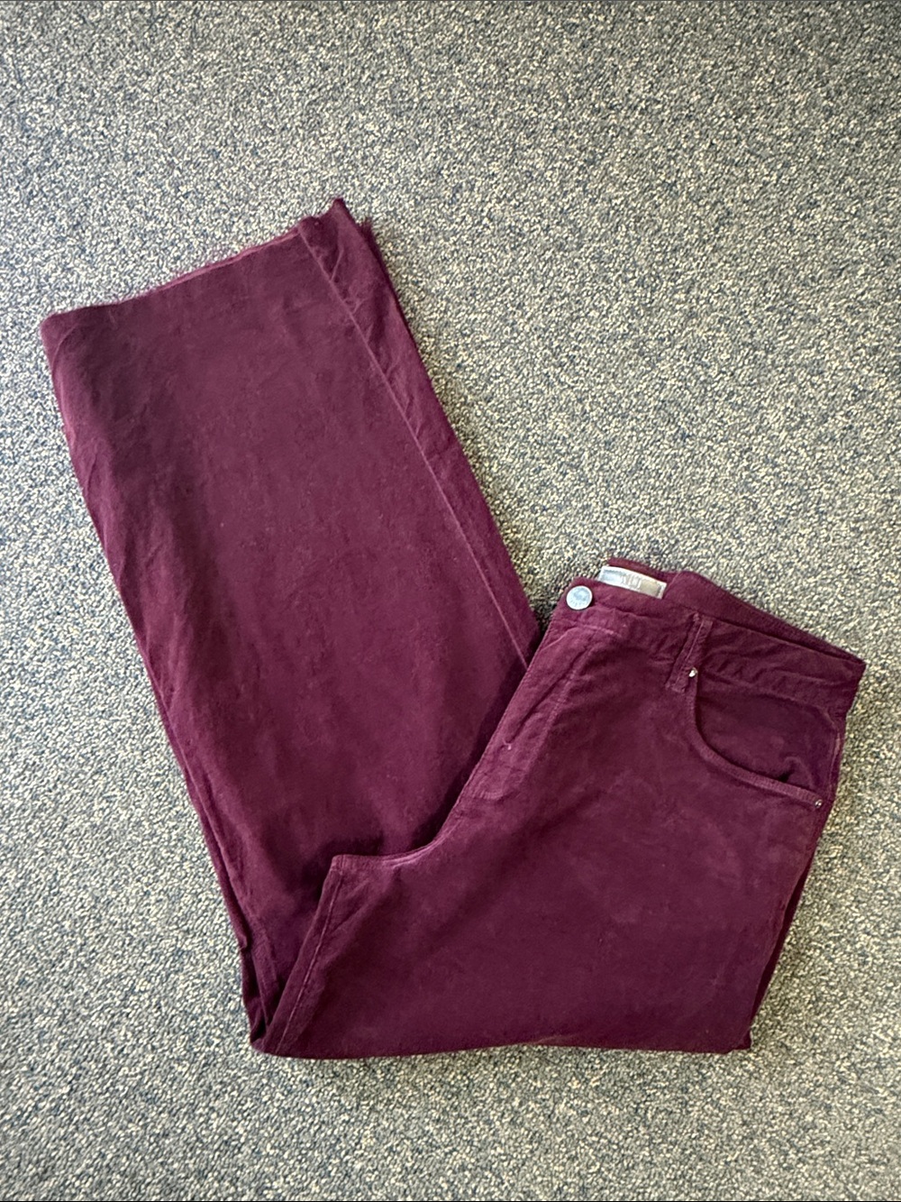 Kut from the Kloth Meg Corduroy Pants - Plum